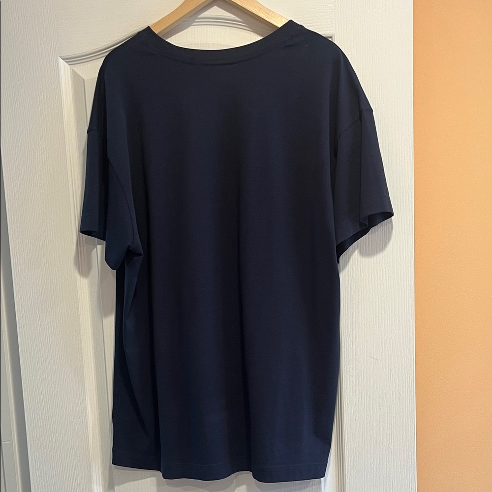 HUGO Dark Blue Short Sleeve Tee - Picture 4 of 4